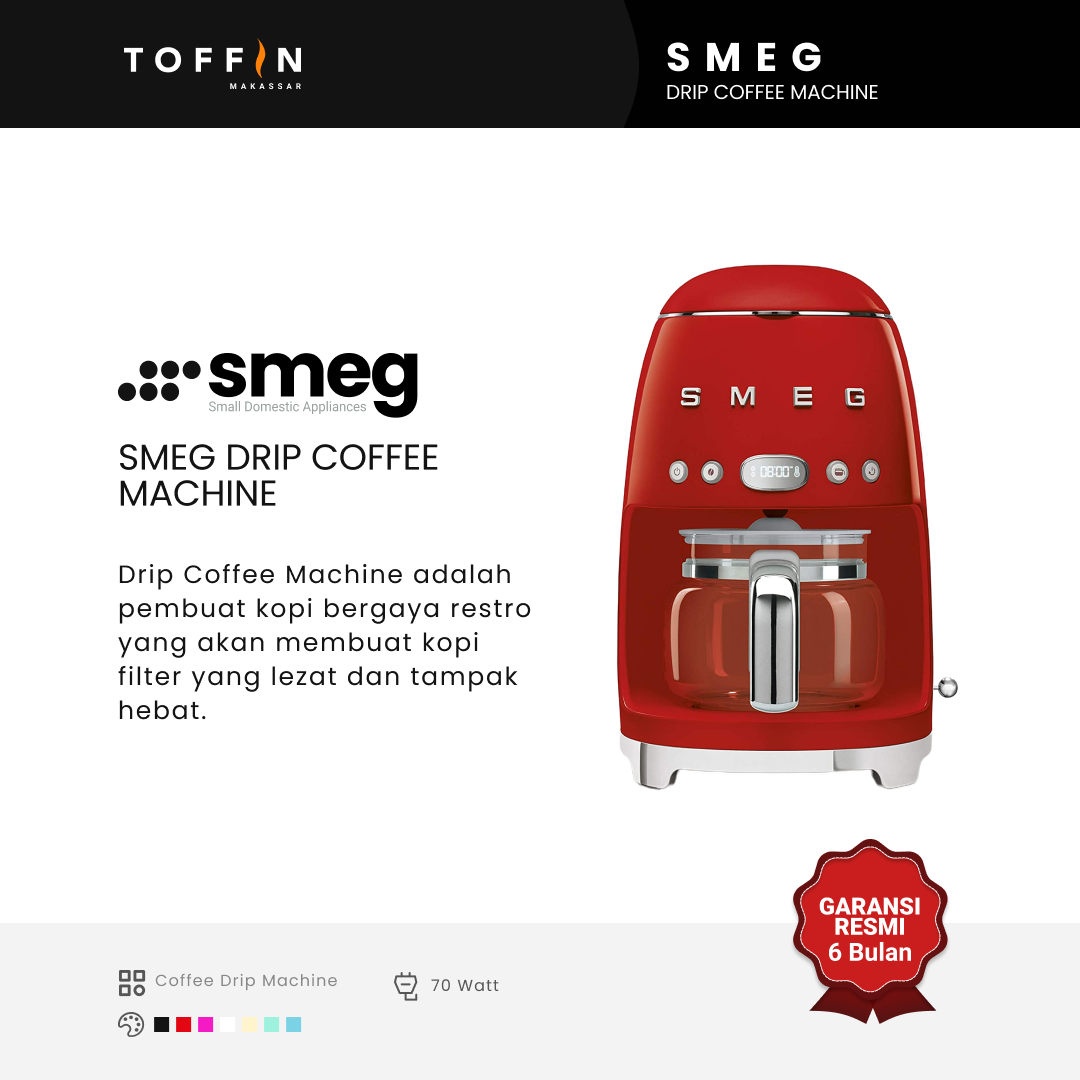 Mesin Kopi | Smeg Drip Coffee Machine