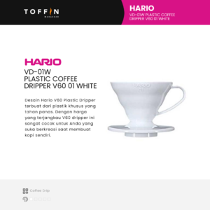 VD-02W Plastic Coffee Dripper V60 02 White